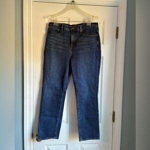 J. Crew Dark Blue Slim Straight Boyfriend Jeans 30 EUC